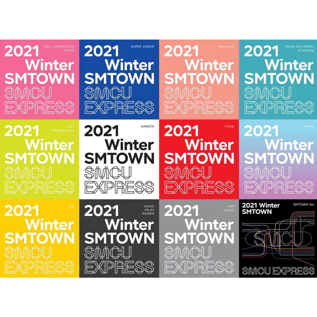SẴN [ OFFICAL ] Album ảnh 2021 Winter SMTOWN : SMCU EXPRESS - NCT Day, Super Junior, SM, Aespa, Red Velvet