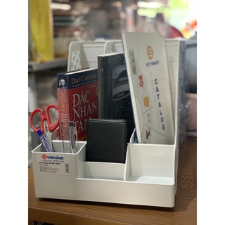  Khay đựng tài liệu 3 ngăn Việt Nhật 5680 Giá đựng tài liệu A4 Khay đựng sách để bàn Kệ hồ sơ 