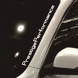 [ẢNH THẬT]1 miếng tem dán decal dán kính xe hơi chữ “ Prestige Performance “