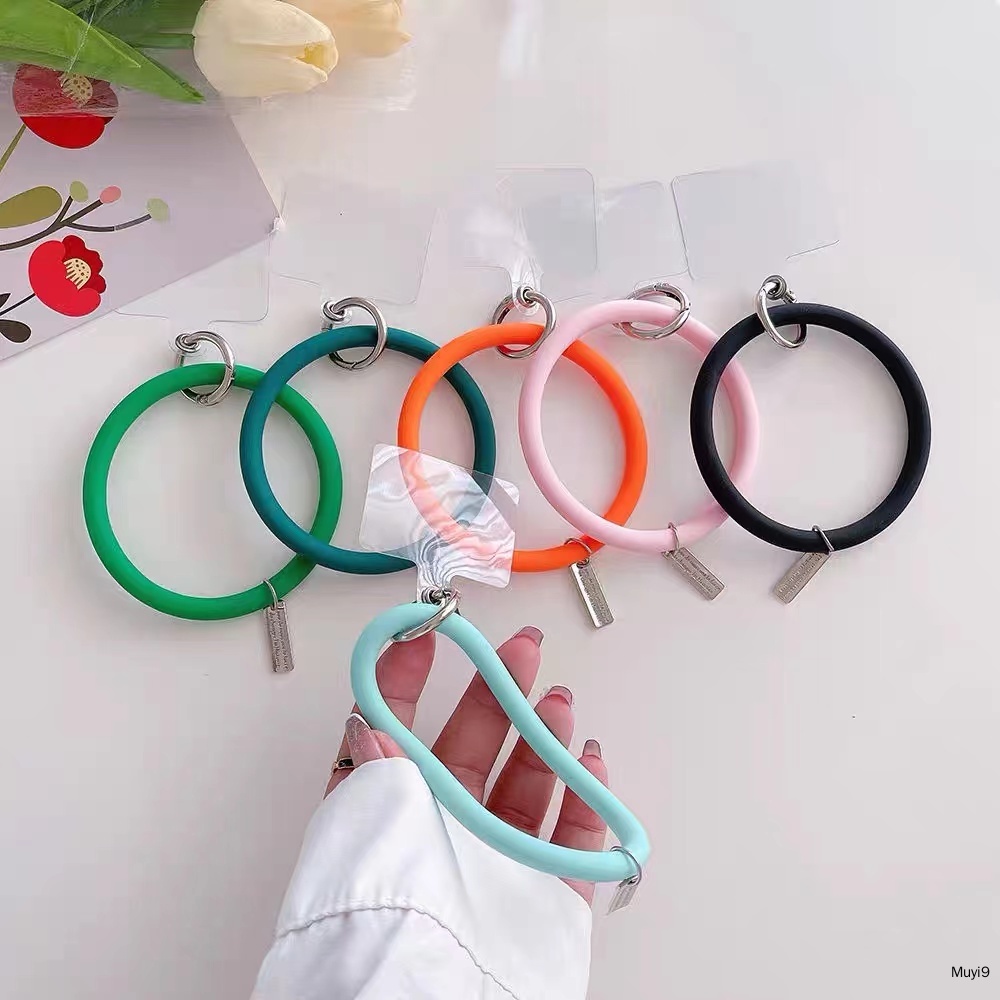 Ốp Điện Thoại Silicon Chống Mất Phối Dây Đeo Tay Đơn Giản Thời Trang Sáng Tạo Tiện Lợi Cho Apple Phone SAMSUNG Phone Xiaomi Phone HUAWEI Phone LG