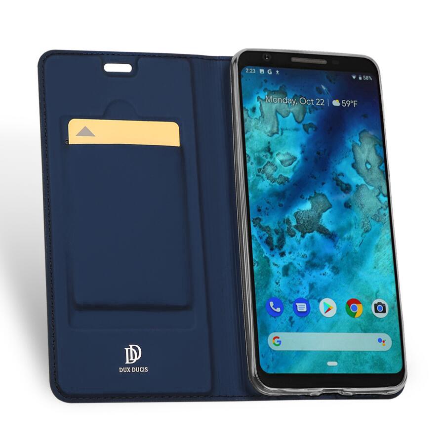 Google Pixel 3A XL LEATHER DUX DUCIS Standable Flip Case Cover