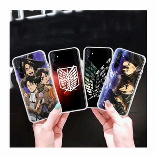 Ốp Lưng Trong Suốt In Hình Attack On Titan Cho Realme 7i 6i 6 5 5i 7 Pro 2