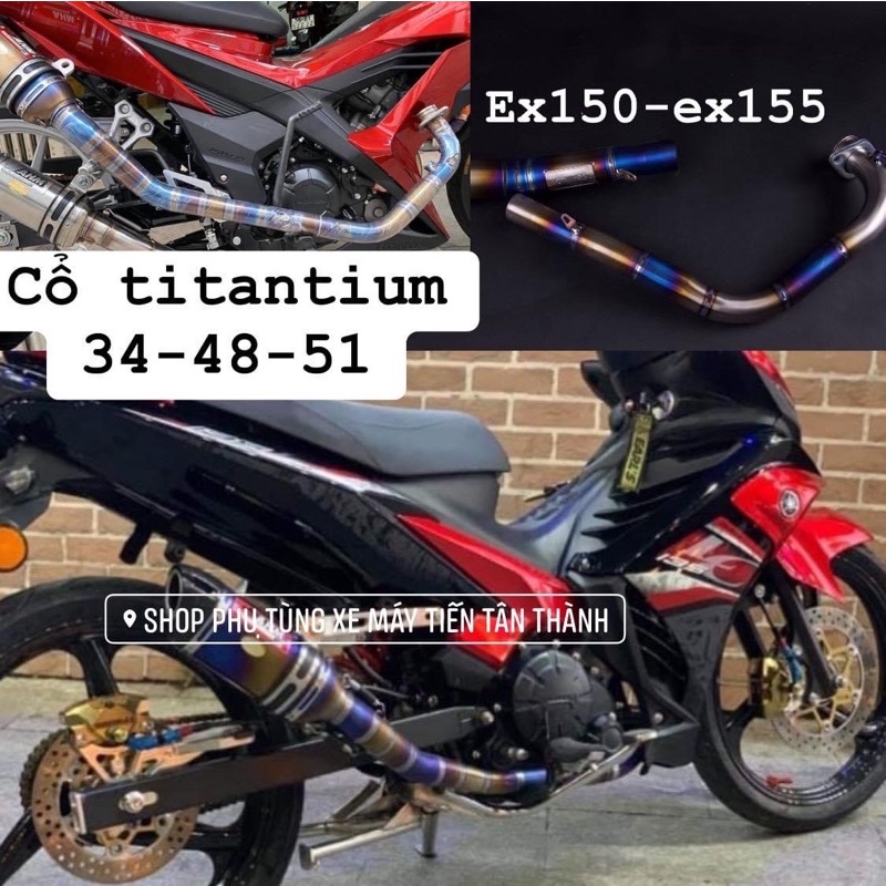 CỔ PÔ BÔ TITANTIUM EX150/155 FROM AHM M3 LON TĂNG 34-38-51