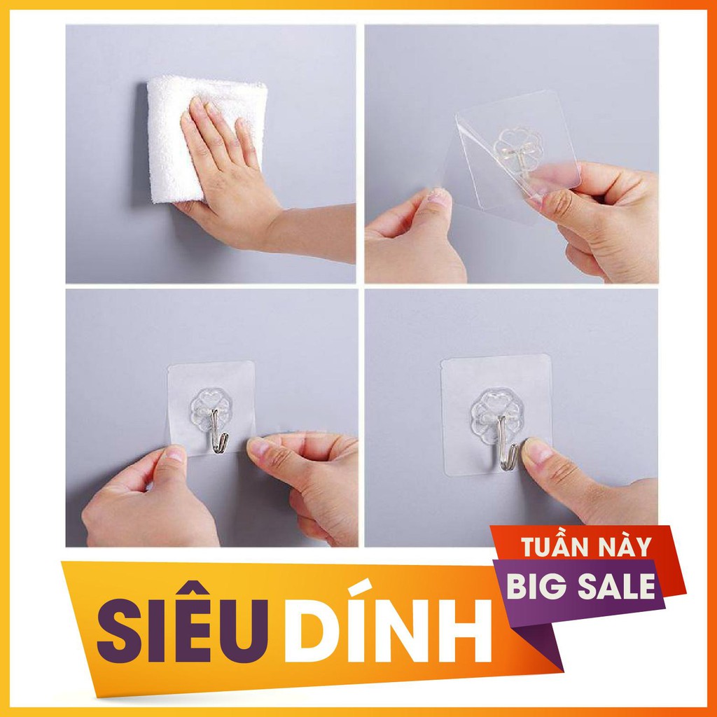 combo 60 móc dán I móc dán tường chịu lực