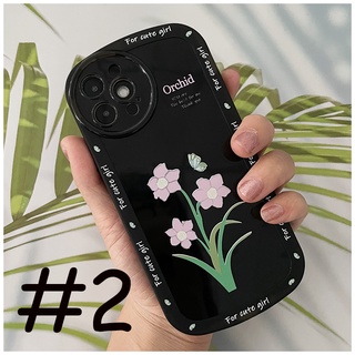FOR XIAOMI 11LITE 12LITE REDMI 12C 10C 10 NOTE12 NOTE11 NOTE10 NOTE9 NOTE 8 NOTE7 S 9 8 7 10A 9C 9A 9T K40 POCO M5 M5S F3 X3 M3 PRO orchid oval soft case