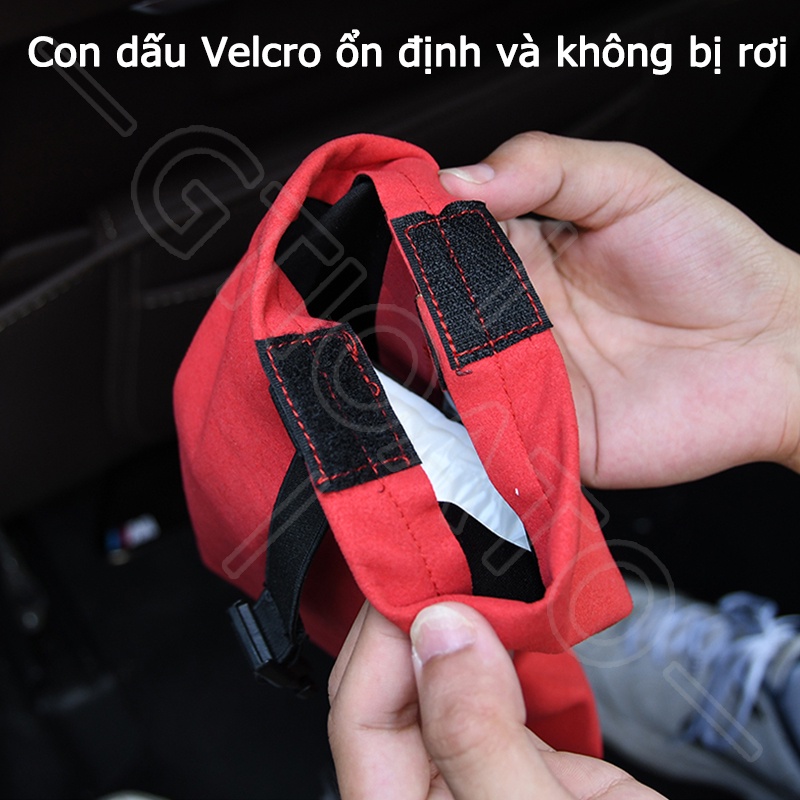 GTIOATO HộP ĐựNg GiấY ĂN Lưng Ghế Xe Hơi Hộp Đựng Khăn Giấy Ô Tô TúI Treo Đồ Sau Ghế Ô Tô TúI Treo Đồ Sau Ghế Ô Tô HộP ĐựNg GiấY ĂN TrêN Ô Tô Phụ Kiện Xe Hơi Cho Toyota CHR Raize Corolla Cross Rush Fortuner Yaris Innova