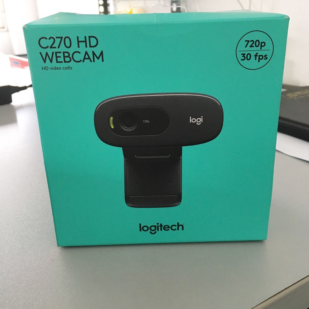 Webcam Logitech C270 chính hãng Full HD/ kèm micro/ Chống ngược sáng/ Nhận dạng khuôn mặt