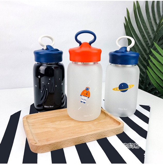 Bình Nước Du Hành Siêu Độc Lạ 600ml Bobbi Bear Kèm Túi Chống Sốc | BigBuy360 - bigbuy360.vn
