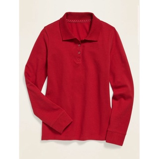 Áo onavy polo dài tay bé gái 5y-18y lỗi không có cúc