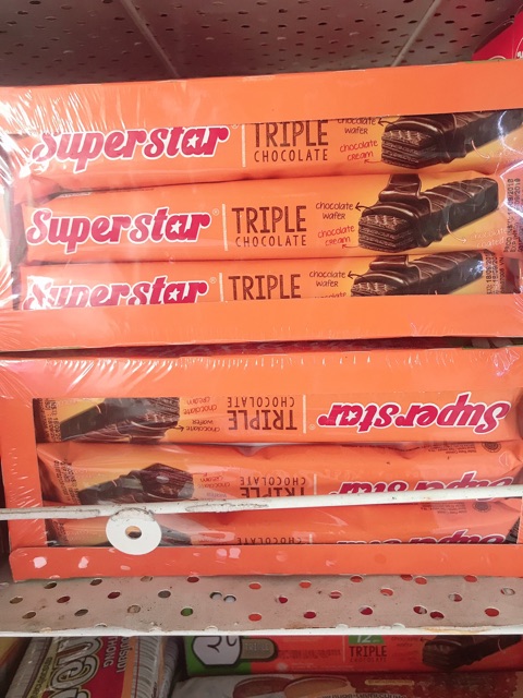 Bánh xốp phủ socola SUPERSTAR INDONESIA