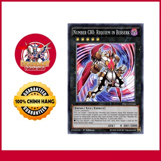 [Thẻ Bài Yugioh Chính Hãng] Number C80: Requiem In Berserk