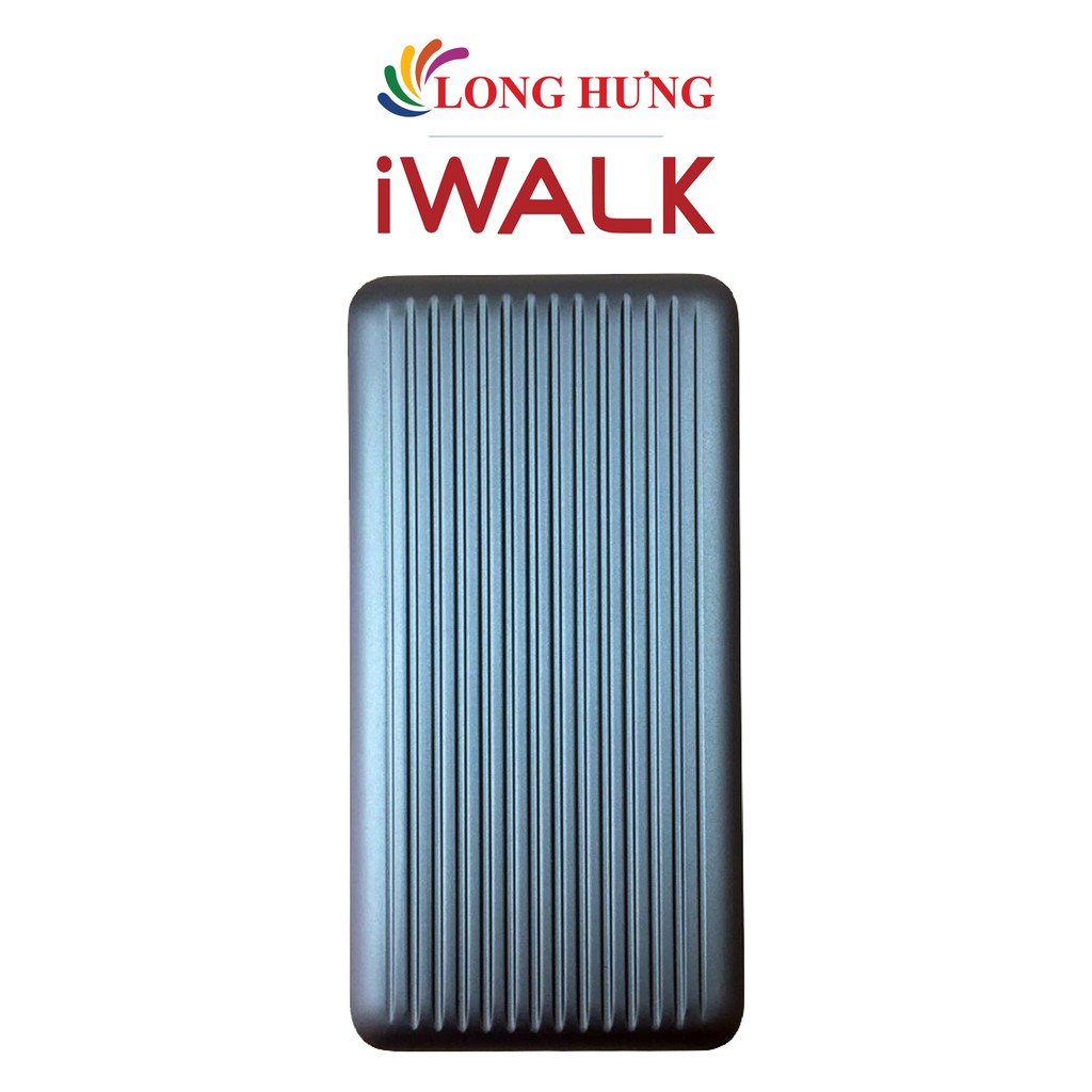 Sạc dự phòng iWalk Type-C PD QC3.0 10000mAh UBC10000PS - Hàng chính hãng