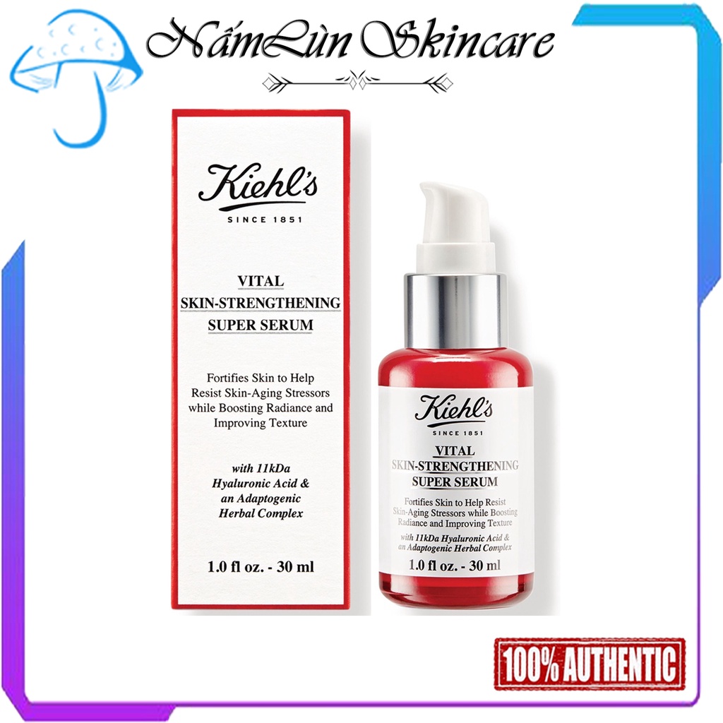 Tinh Chất Phục Hồi Da Kiehl’s Vital Skin-Strengthening Hyaluronic Acid Super Serum Kiehls
