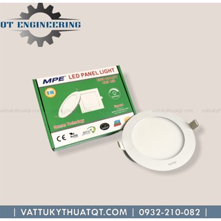 ĐÈN LED PANEL ÂM TRẦN TRÒN 9W MPE (RPL-9) [VATTUKYTHUATQT.COM]