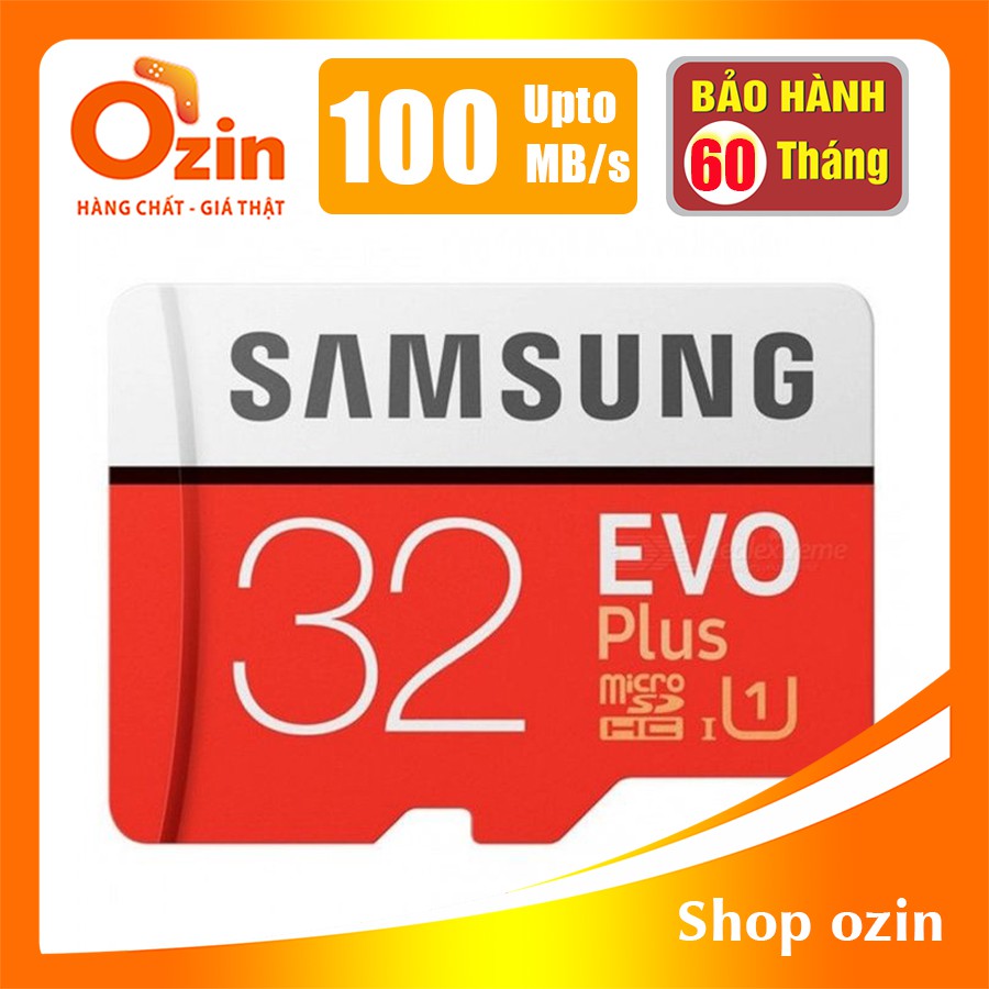 [RẺ VÔ ĐỊCH] Thẻ nhớ micro SD samsung Evo plus 128GB 64GB 32GB 100MB/s 4k video