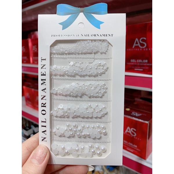 Set trai nửa nhiều size trang trí móng nail,làm nhuỵ hoa bột