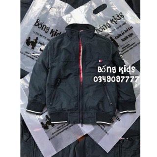 Áo Phao Bé Trai Logo Cao Su H&M
