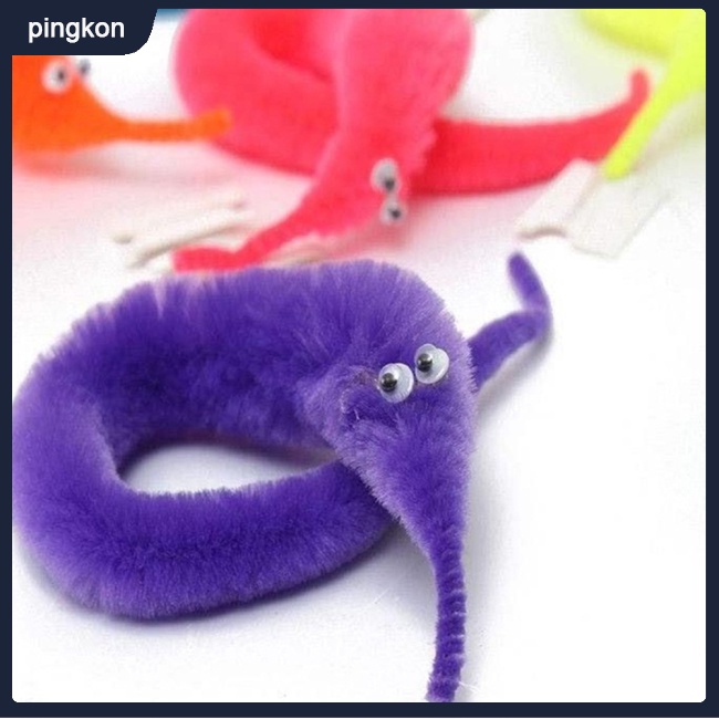 Đồ Chơi Con Sâu Nhồi Bông Nhiều Màu Sắc Dễ Thương