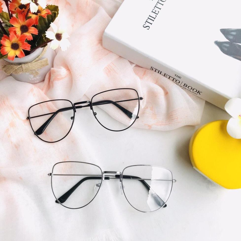 Mắt kính giả cận nam nữ hottrend 2020 JJ208 - Tặng kèm túi đựng kính + Khăn lau [HANG XIN] | BigBuy360 - bigbuy360.vn