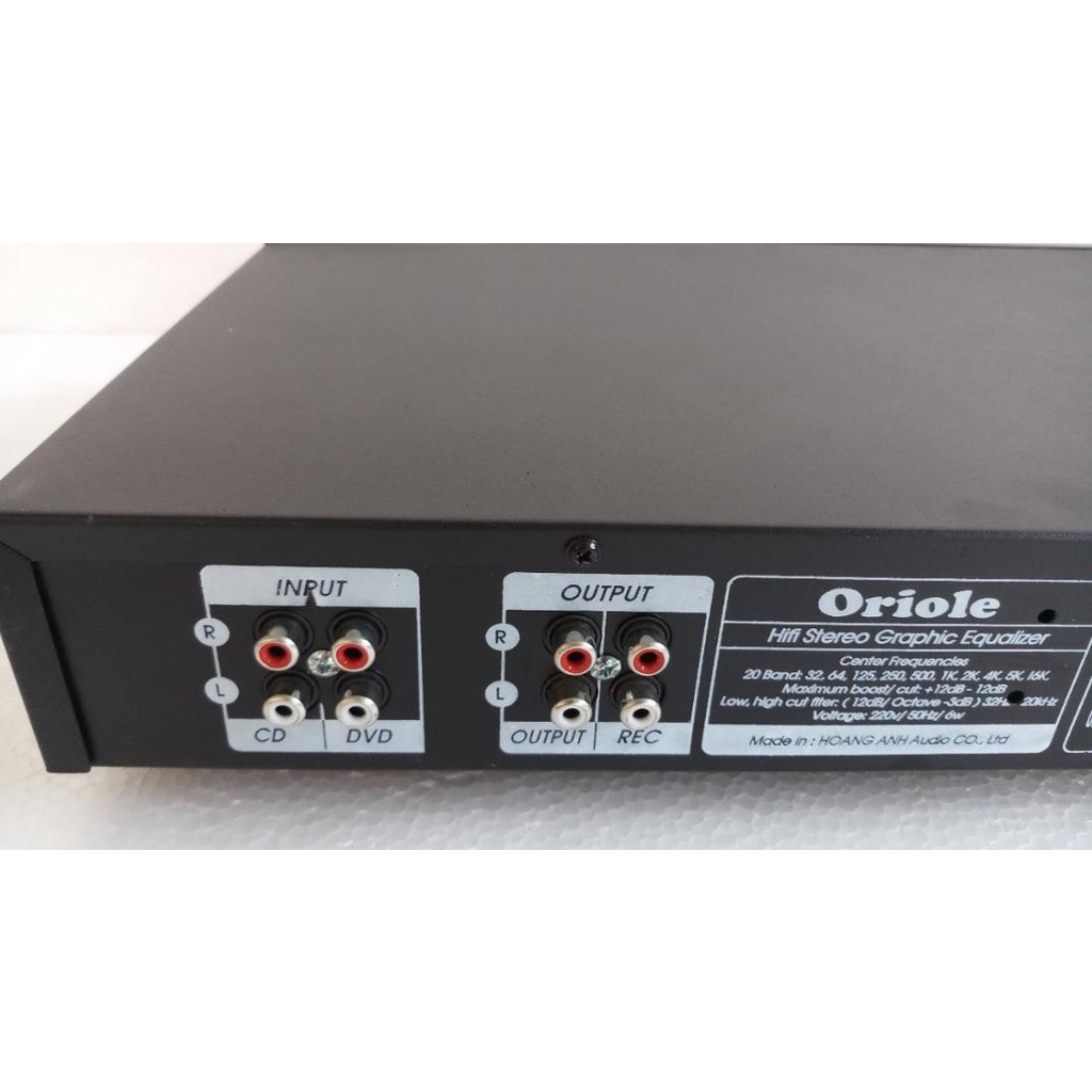 Lọc xì âm thanh equalizer EQ9000 oriole trong trẻo, không lẫn tạp âm