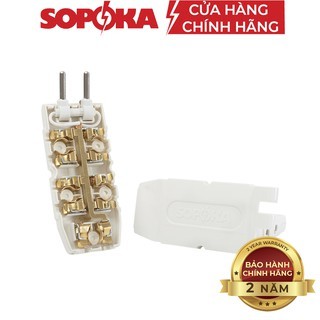 Ổ chia điện, đầu nối thông minh SOPOKA Q3T-Q5T chia 3 chia 5 siêu gọn, siêu tiết kiệm