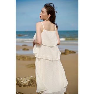 OLV - Đầm White Layering Maxi