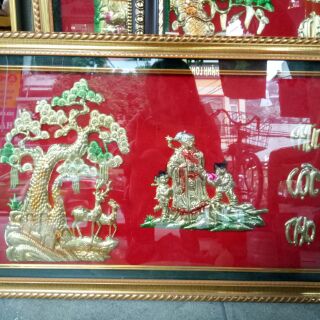 Tranh mừng thọ 40x60cm