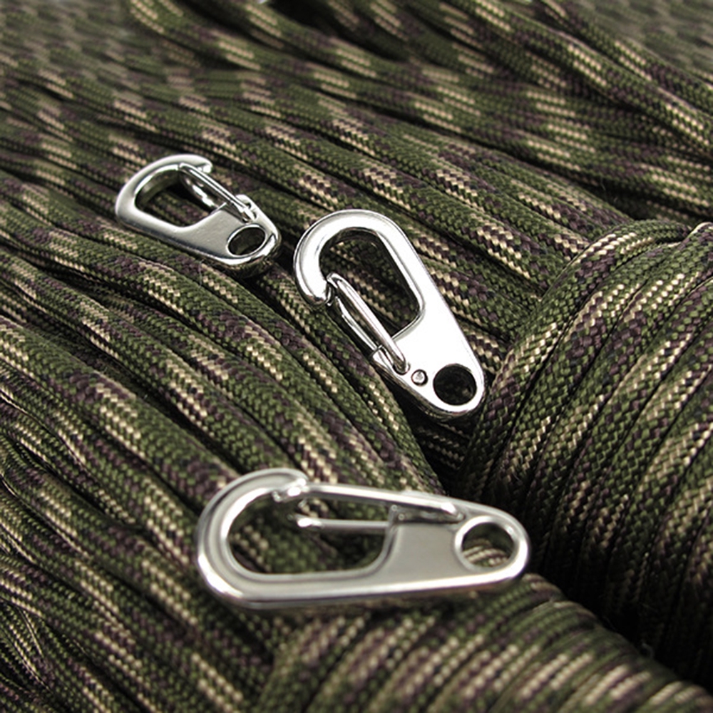 LETTER 2/4pcs Hang Buckle MIni Aluminum Alloy Survival EDC Gear Outdoor Hook Safety Travel Tools D Carabiner