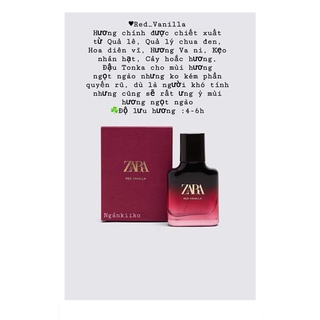 Trả ORDER nước hoa ZARA