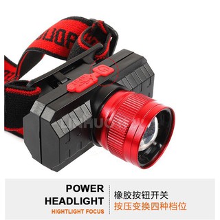 Đèn pin mini T102 pin sạc zoom xa