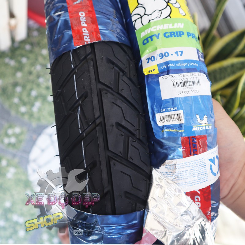 Vỏ Lốp Michelin CITY GRIP PRO Không Xài Ruột