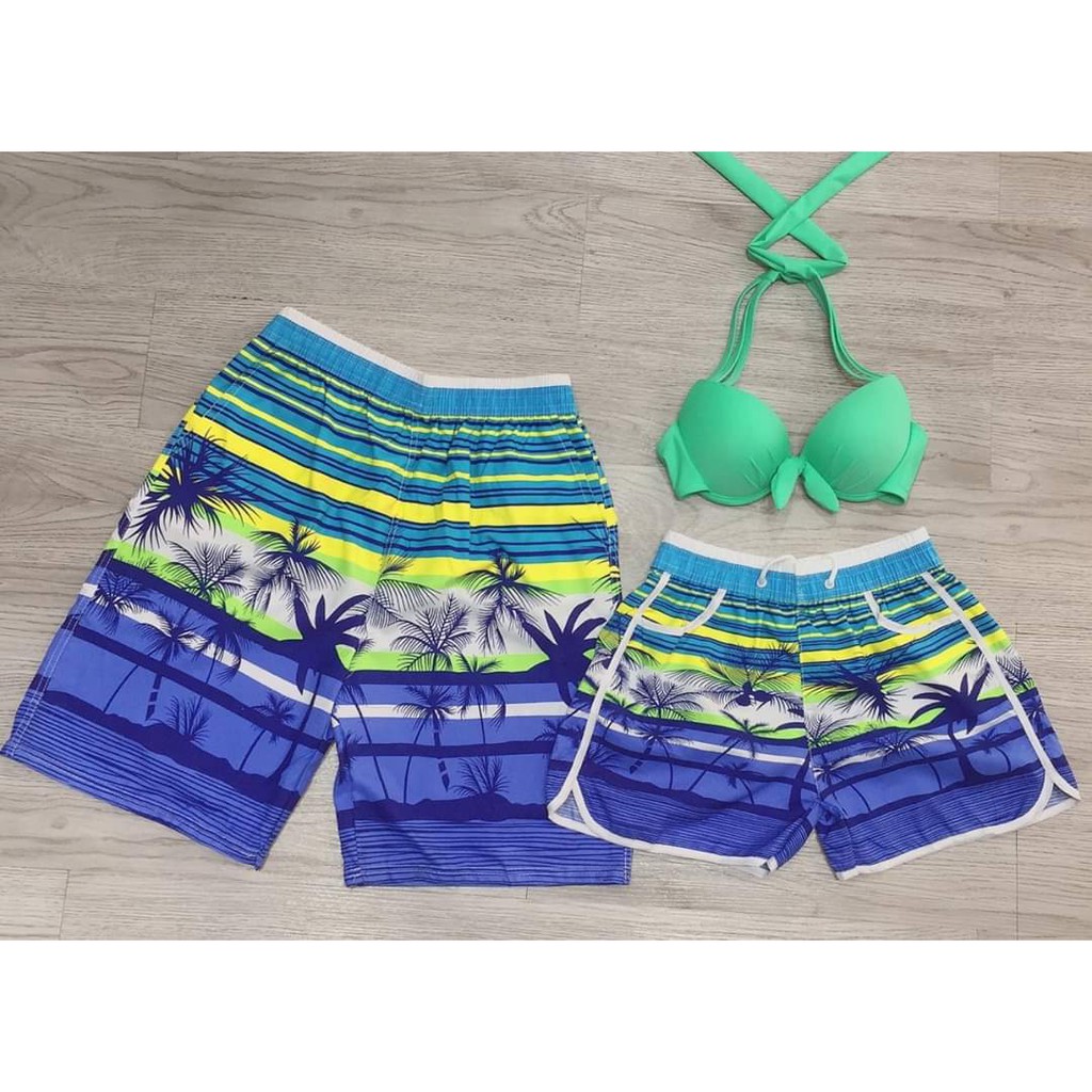 Bikini đôi bộ đồ bơi đôi đi biển các mẫu hoa lá cành cực xì tin cực đẹp