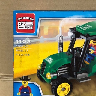 Mẫu mô Hình Lego Enlighten 1102 City Máy Gặt Lúa (112 mảnh)