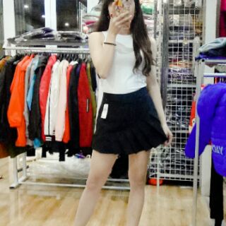 Quần giả váy xếp li