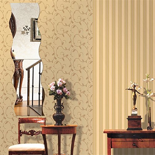 6 Miếng Gương Dán Tường Hình Vuông 3d