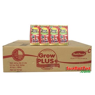Sữa bột pha sẵn grow plus đỏ 180ml ( thùngx 48 hộp)