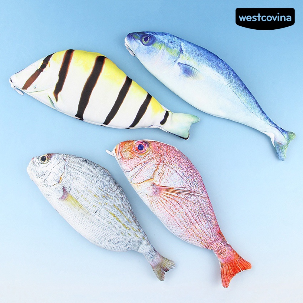 [Hot]✍Túi Đựng Bút Hình Con Cá Sáng Tạo