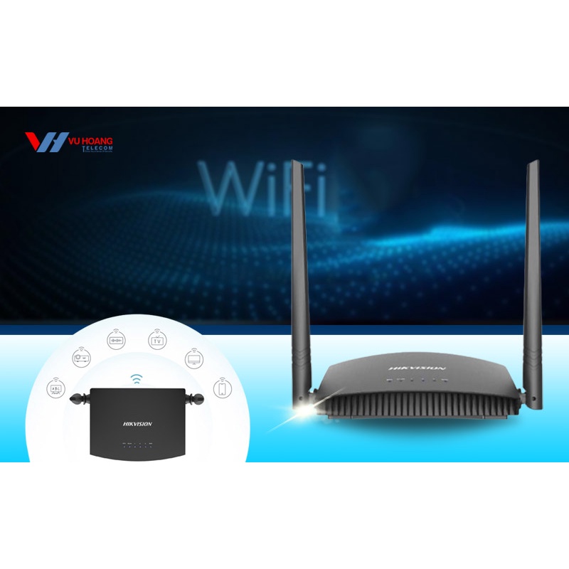 Router Wifi thông minh chuẩn N tốc độ 300Mbps HIKVISION DS-3WR3N