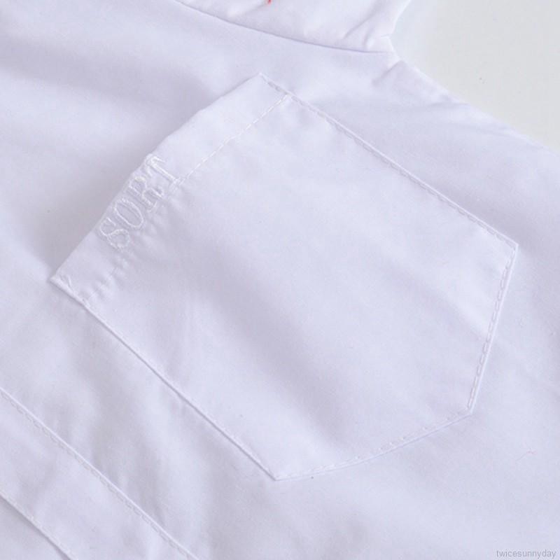 Áo sơ mi trắng dài tay cho bé trai