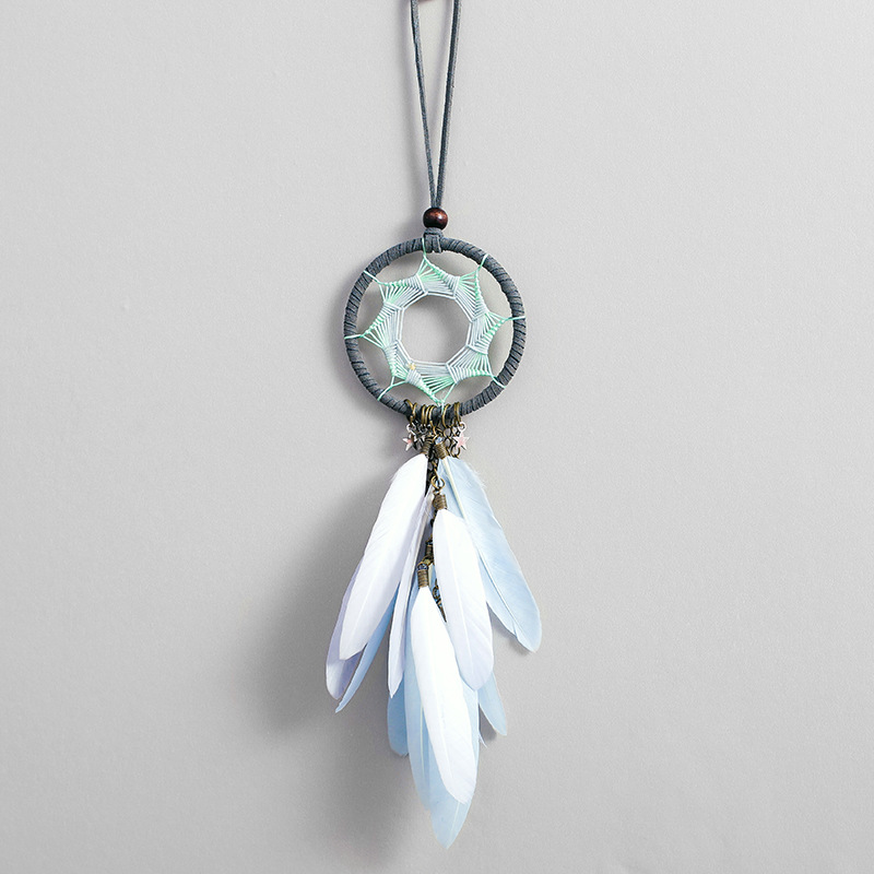 Dreamcatcher Đính Lông Vũ Phong Cách retro
