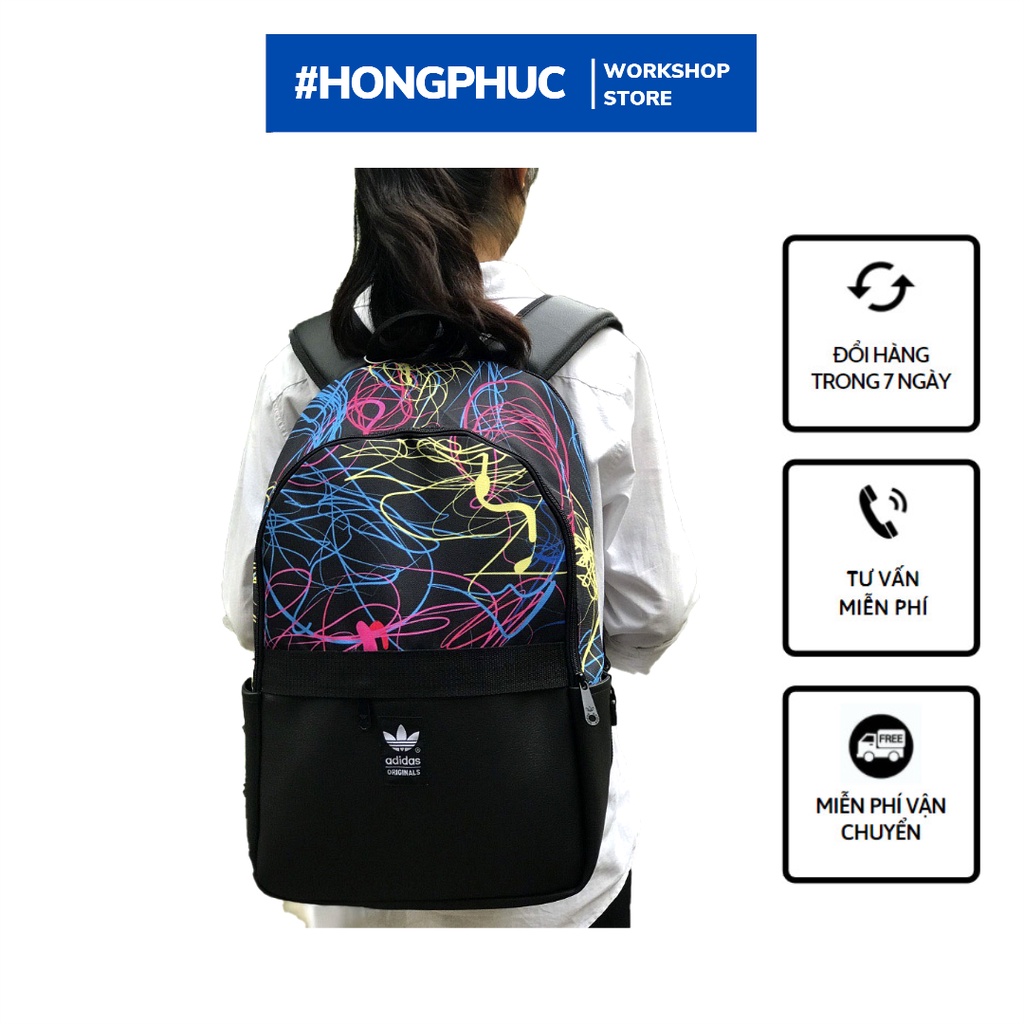 Balo Đi Học Nam Nữ 3 Lá SB1803 Originals Backpack Galaxy (3) - BH 6 Tháng