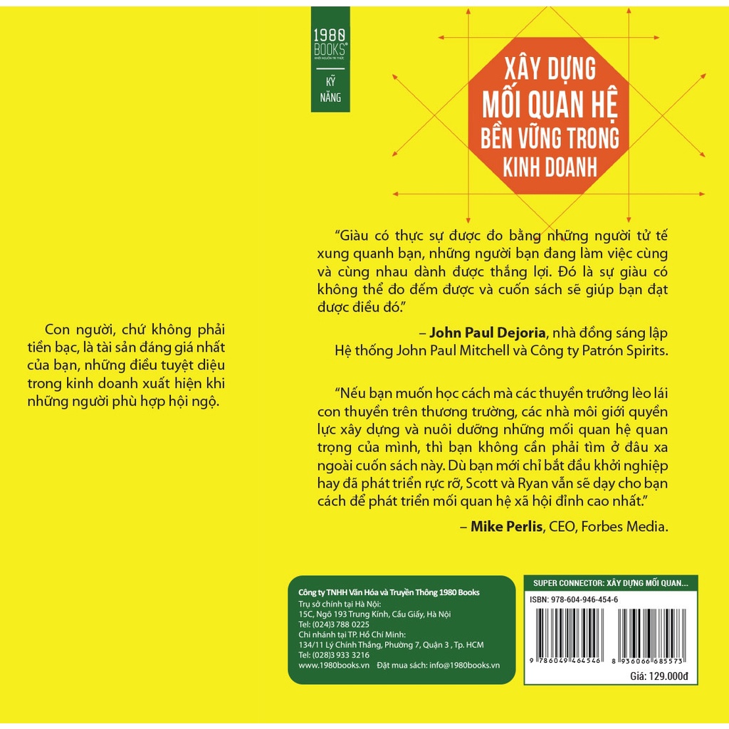 Sách - Xây Dựng Mối Quan Hệ Bền Vững Trong Kinh Doanh