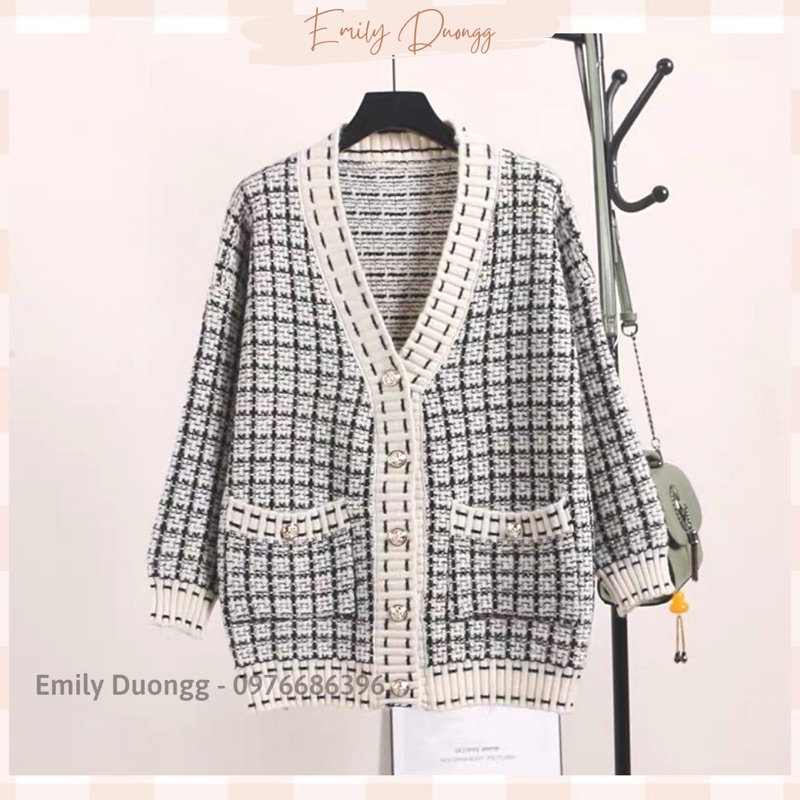 Áo khoác cardigan len Quảng Châu - 3 màu xinh xắn - dáng rộng freesize - phong cách ulzzang Hàn Quốc