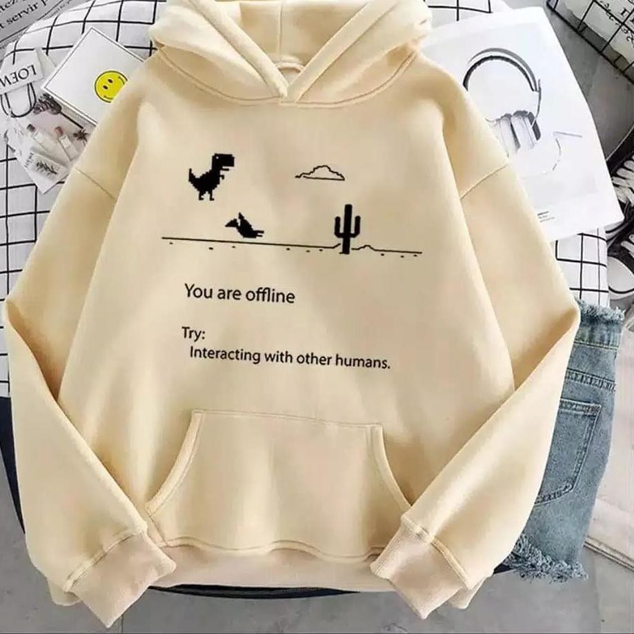 Áo Hoodie Nam Nữ Tay Dài Dáng Rộng Cá Tính