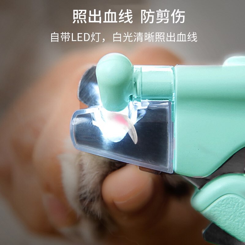 Kìm cắt móng cao cấp có đèn Led cho chó mèo