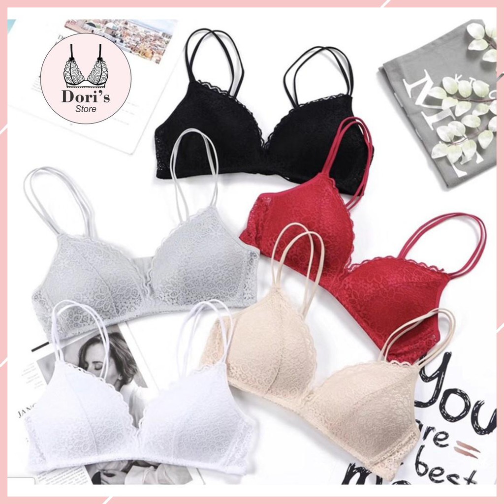 Áo Lót Đúc Ren Không Gọng Đệm Mỏng Siêu Đẹp AL16