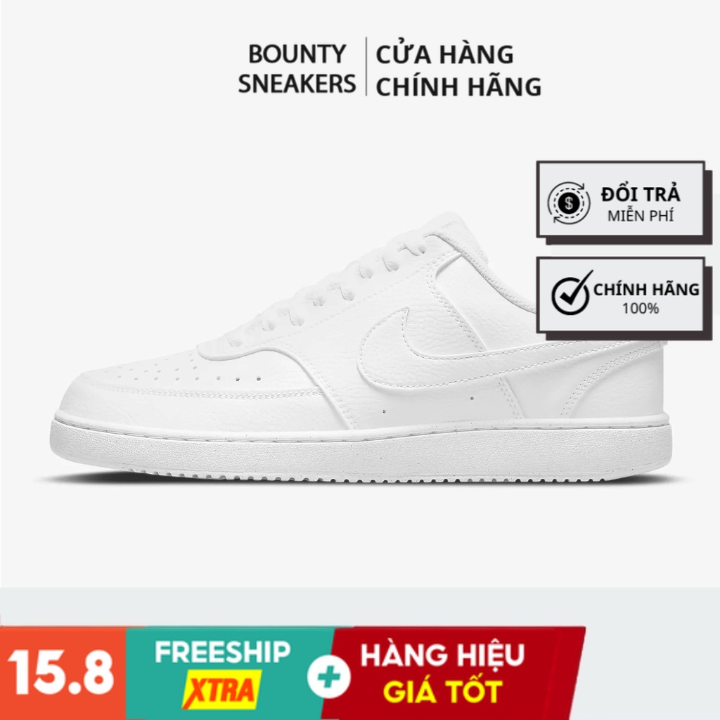 Giày nike nam chính hãng court vision next "Nature White" Dh2987-100 - Bounty Sneakers