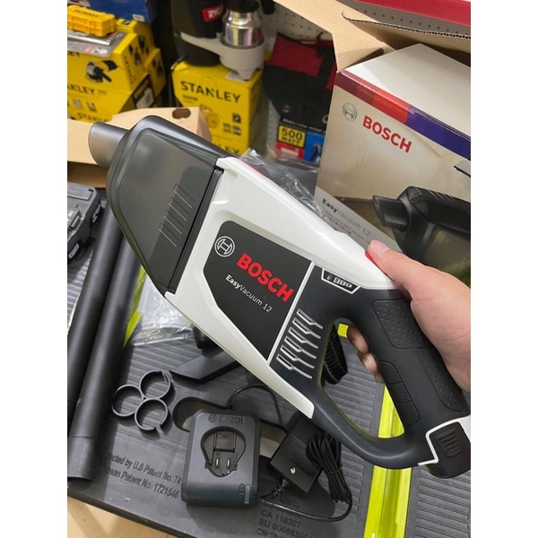 hút bụi ô tô bosch 12v , hút bụi cầm tay bosch 12v full phụ kiện