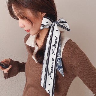 Khăn lụa buộc tóc/ quàng cổ phong cách Hàn PB09