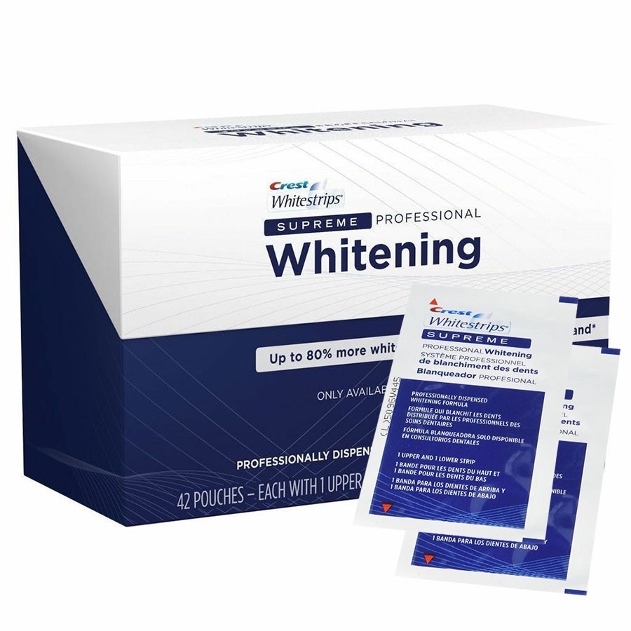 Miếng dán trắng răng Crest 3D White Mỹ